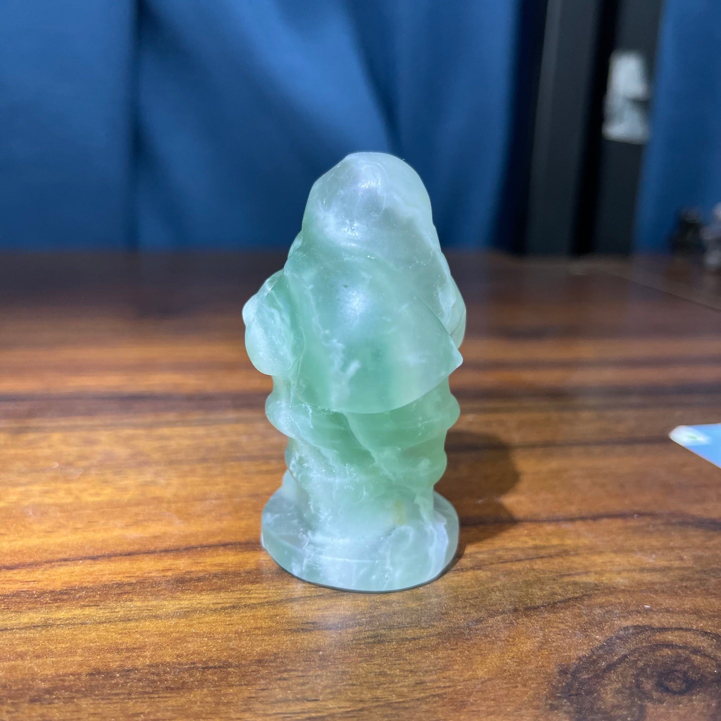 Green Fluorite Santa