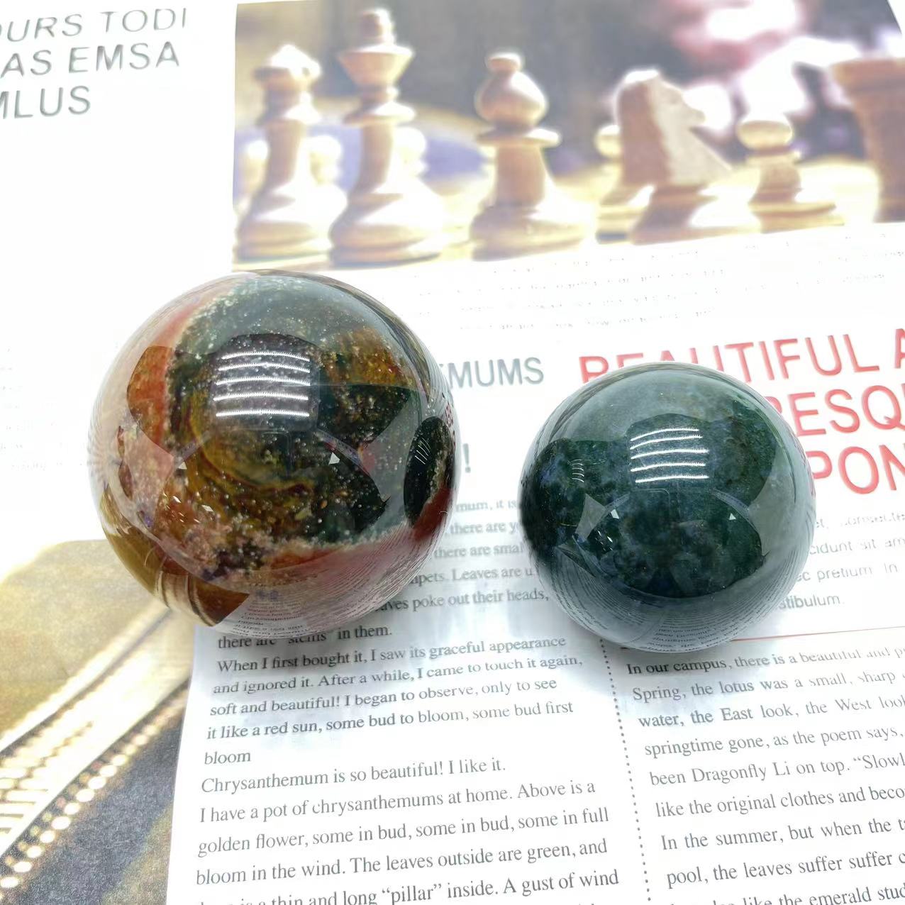 Ocean Jasper  Sphere