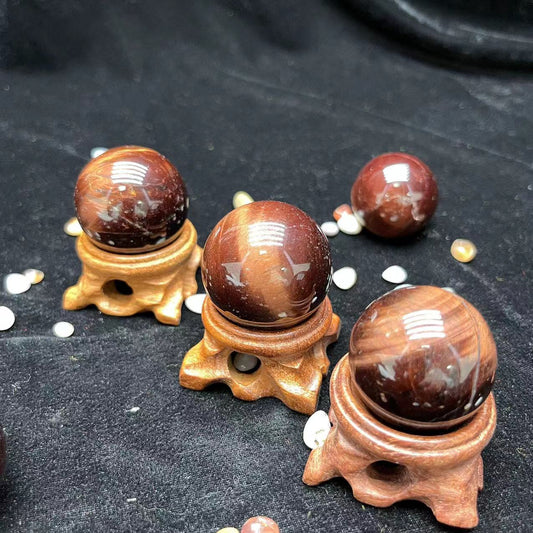 Red Tiger Eye Small Sphere