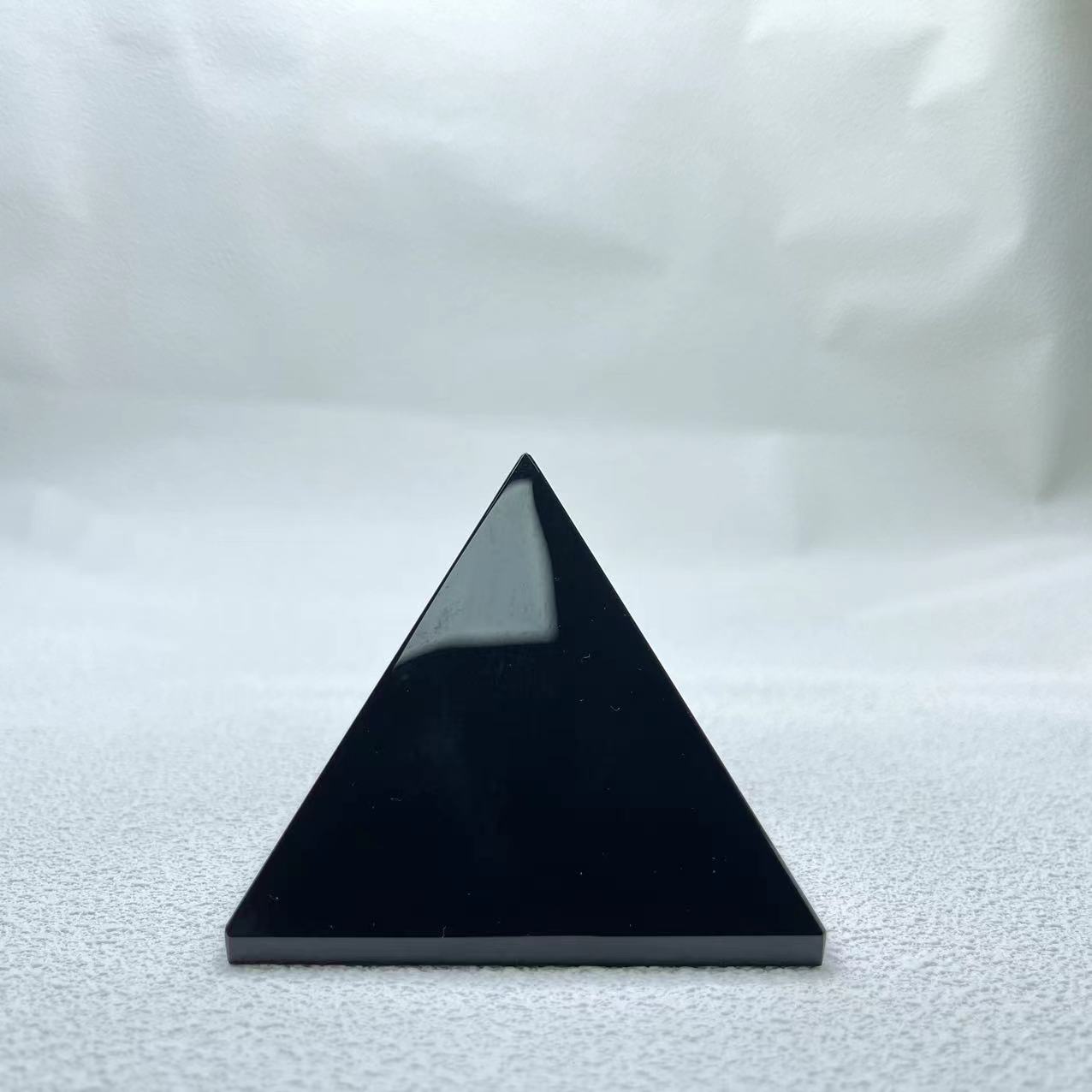 Obsidian Pyramid Carving,Set of 1 ,Small,Medium and Big Size