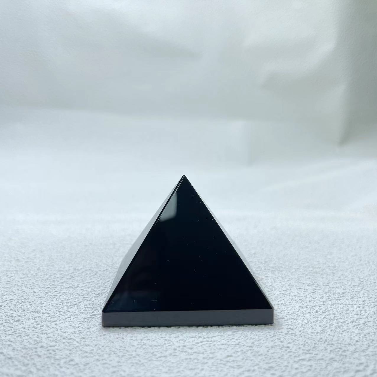 Obsidian Pyramid Carving,Set of 1 ,Small,Medium and Big Size