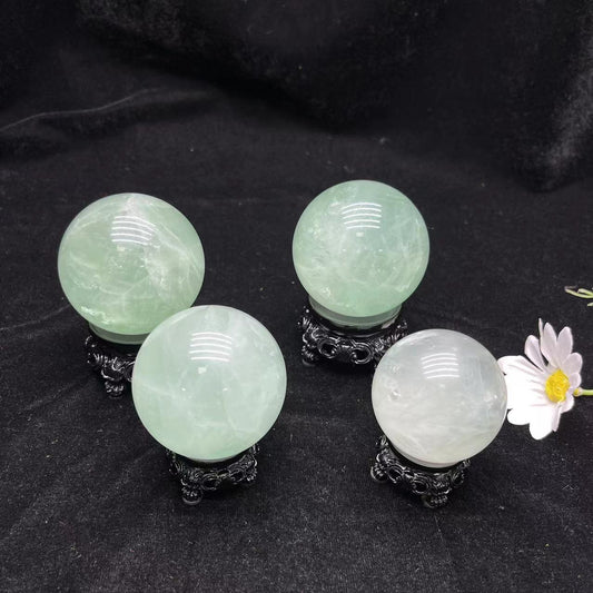 Green Fluorite Sphere
