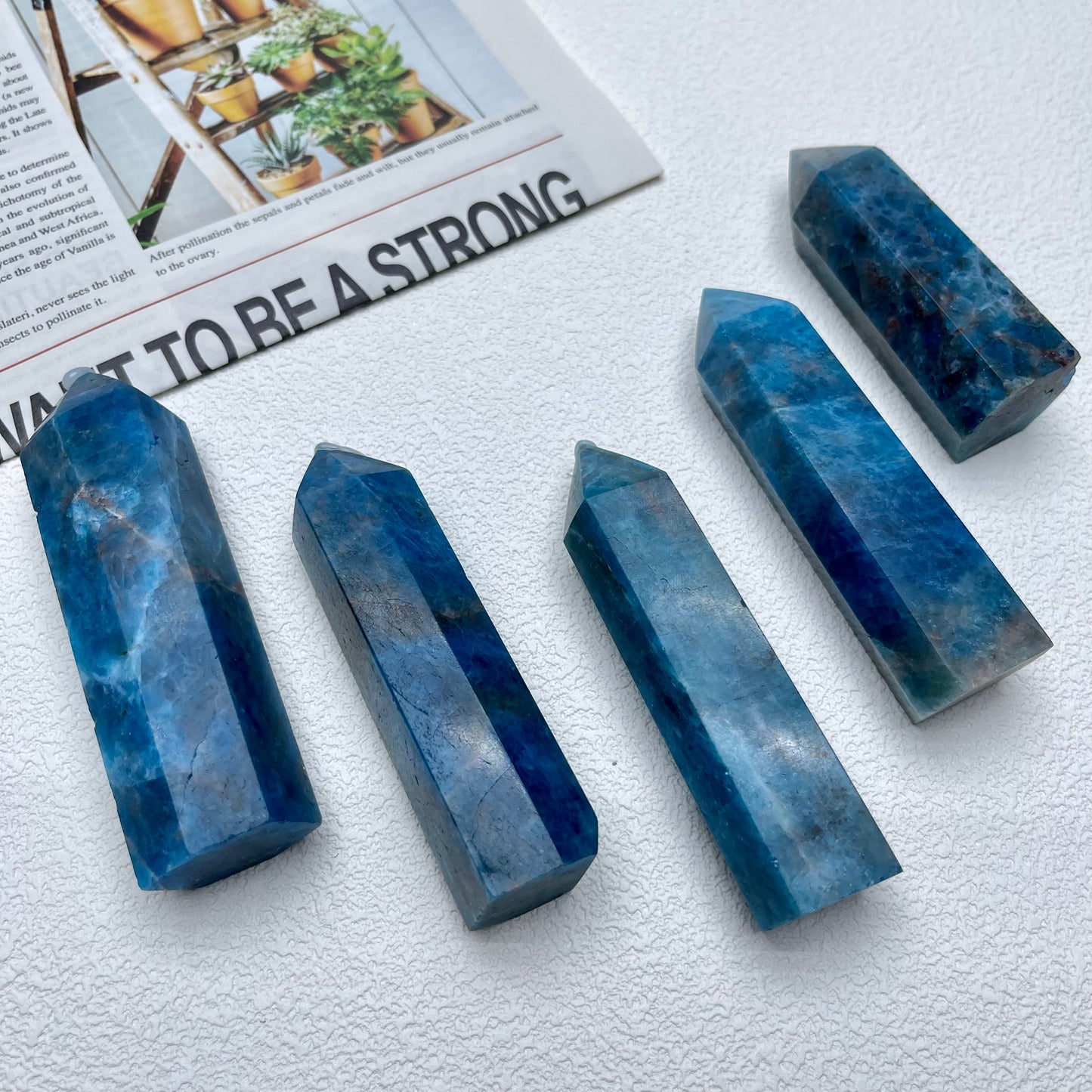 Blue Apatite Point