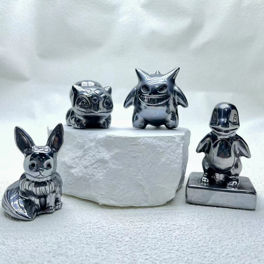 Titanium Pokemon Crystal carvings,set of 1