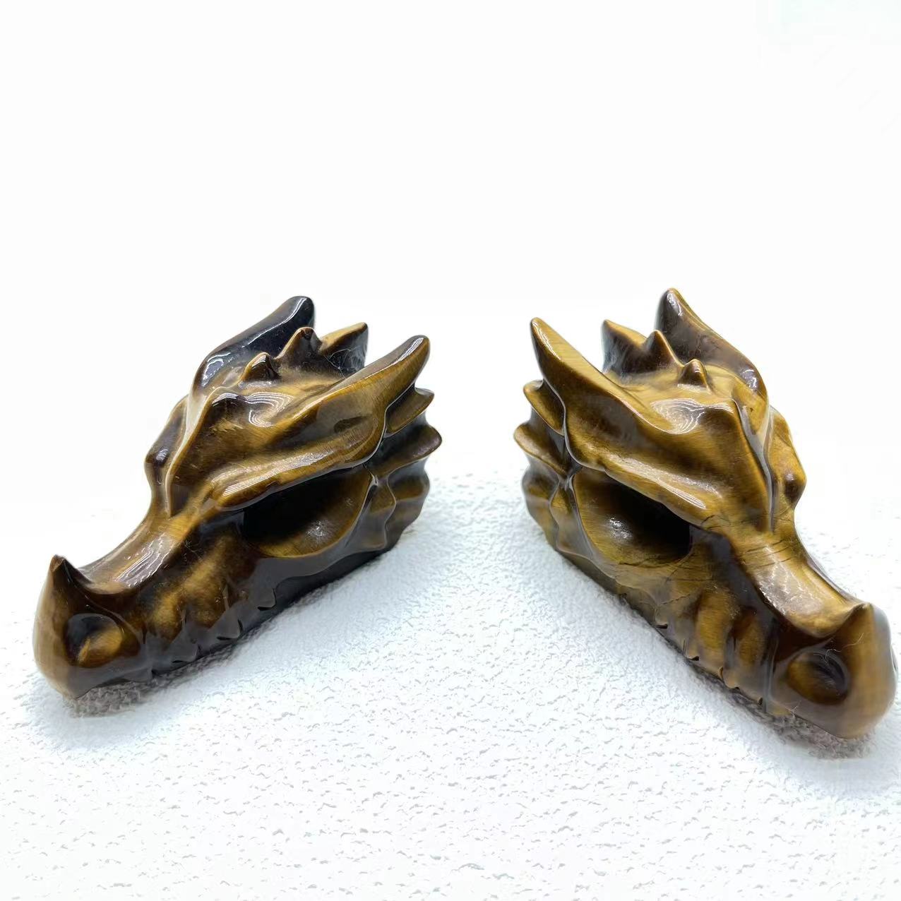 Dragon Head, Tiger Eye Medium Size