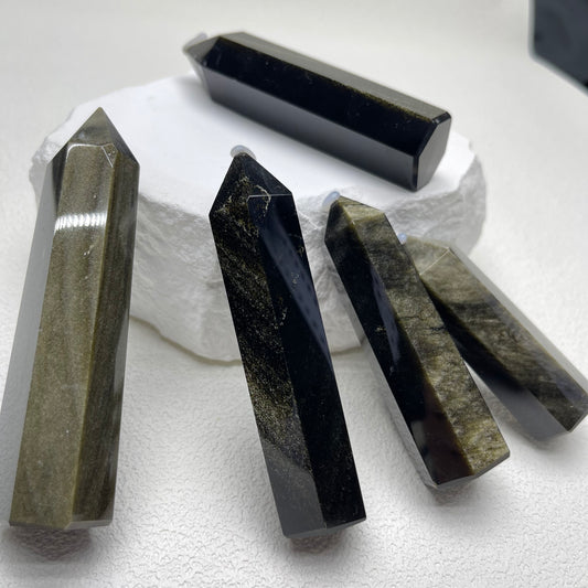 Golden Obsidian Point