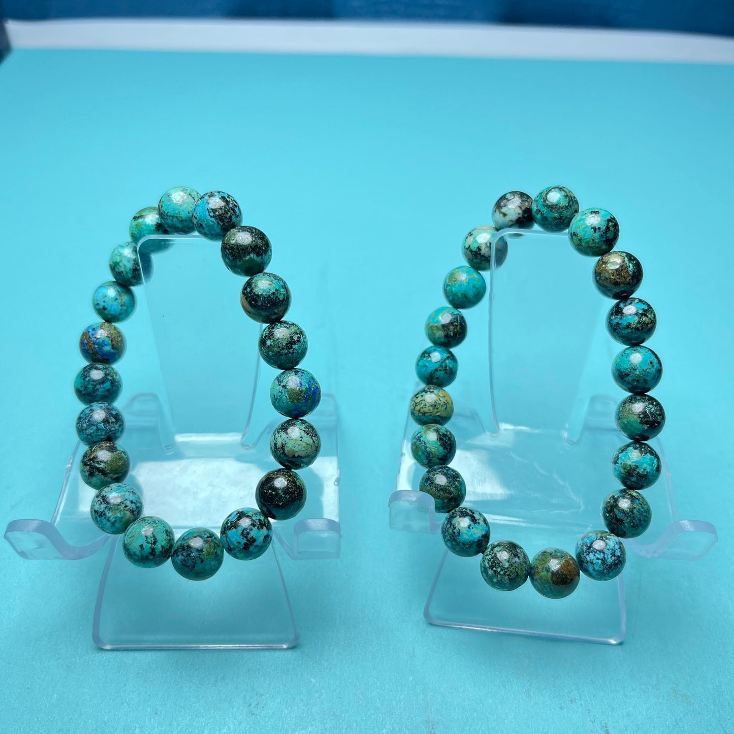 Azurite Bracelet,set of 1 ,d=9.5mm