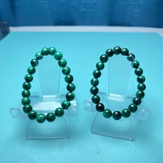 Malachite Bracelet,d=8.5mm,set of 1
