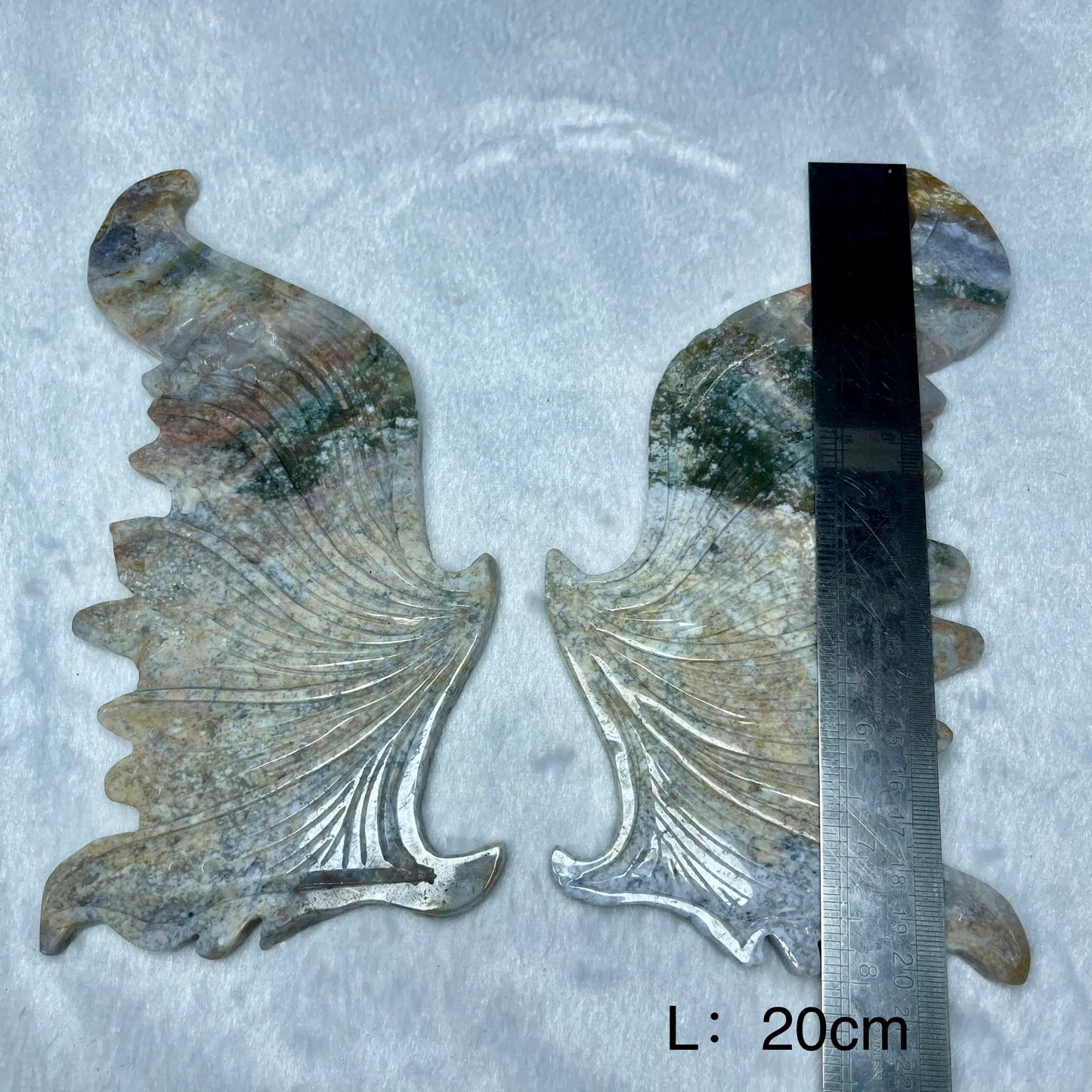 Ocean Jasper Wings, One pair