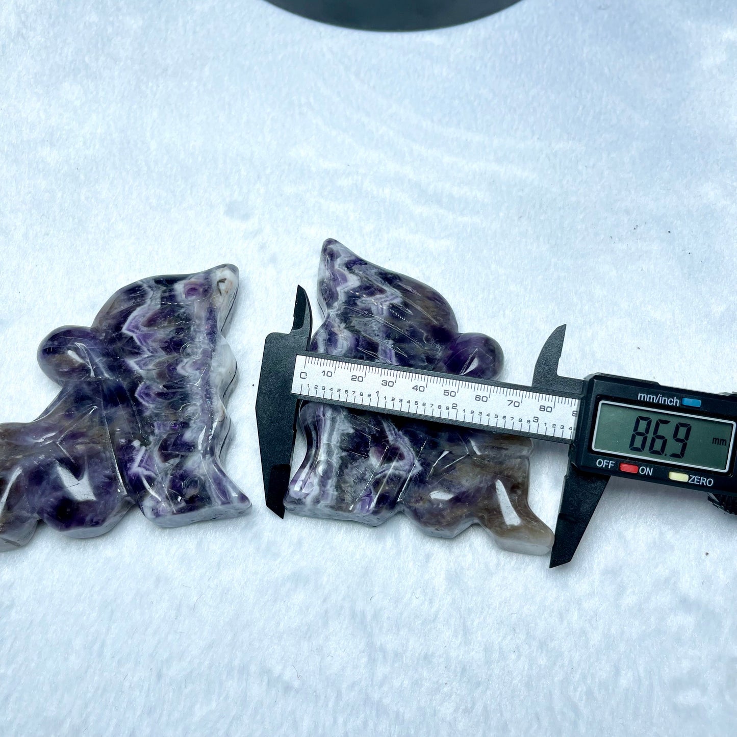 Fairy Carving, Moss Agate, Dream Amethyst,Set of 1