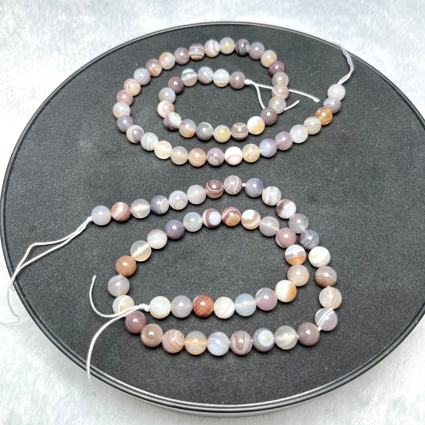 Different Materials Crystal Beads, Set of 1