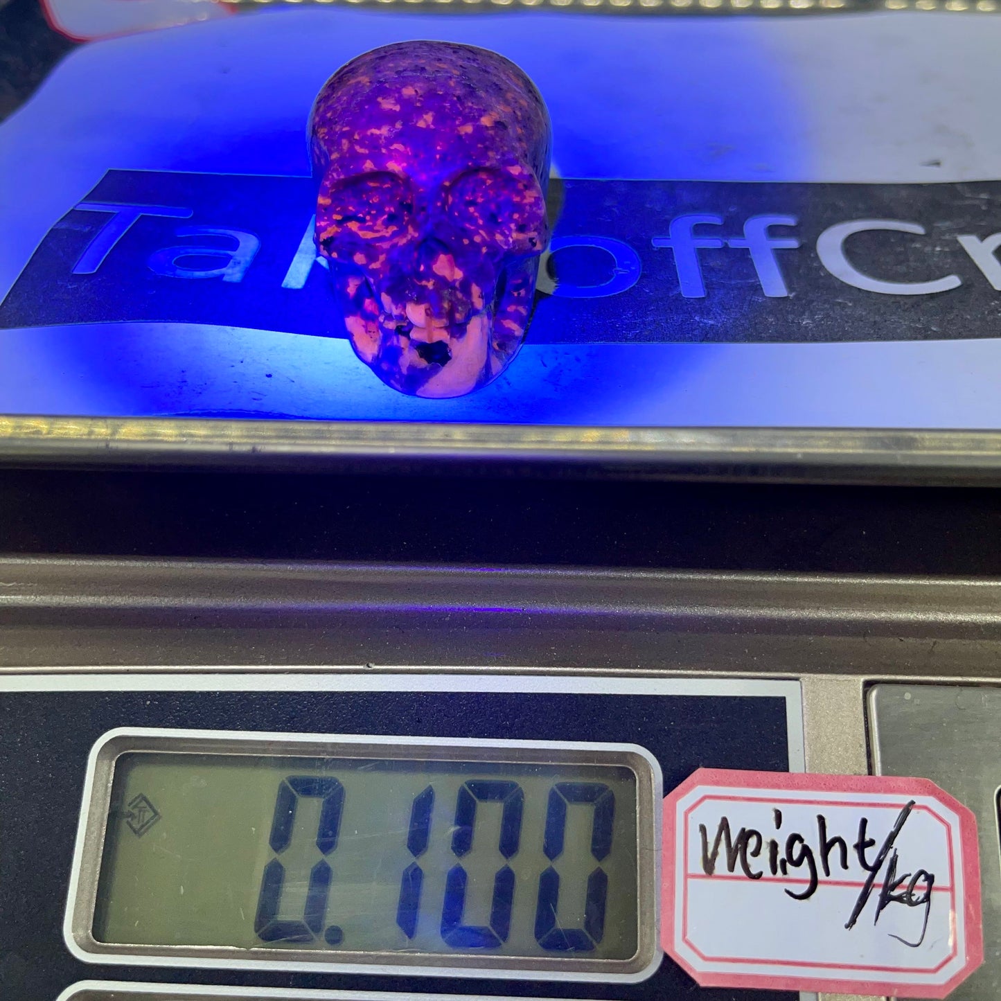 Yooperlite,Red Network,Firework Skull,set of 3