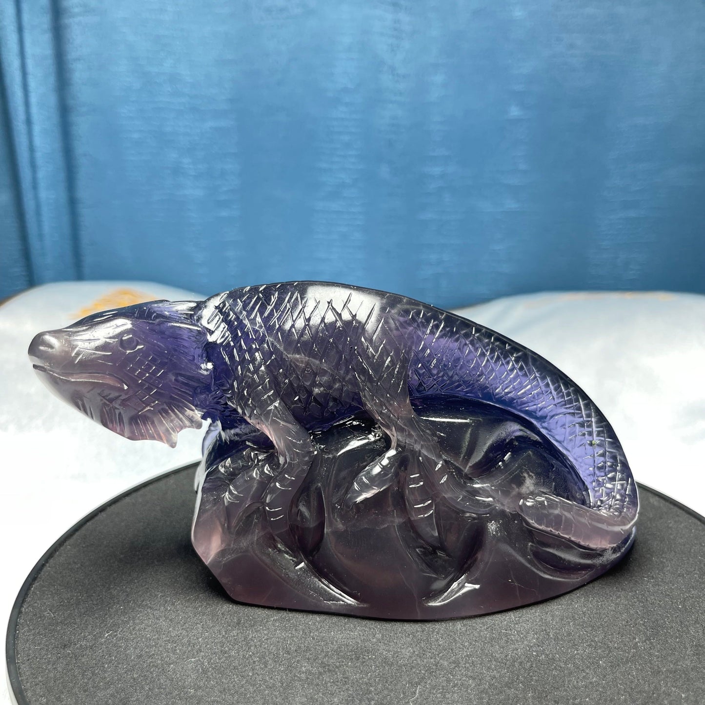 Fluorite Lizard, Green ,Purple
