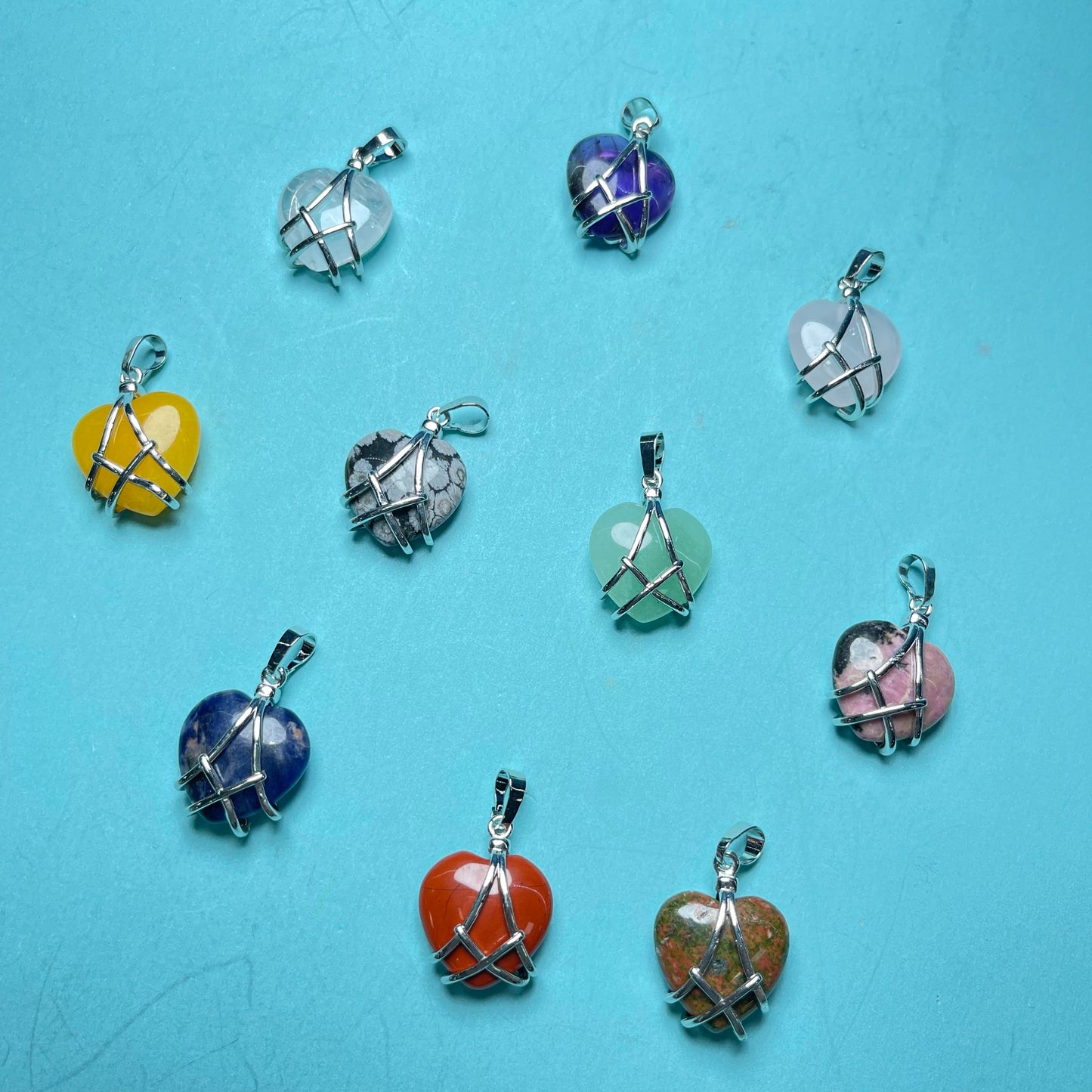 Crystal Pendants, set of 5,Butterfly,Shopping Bag