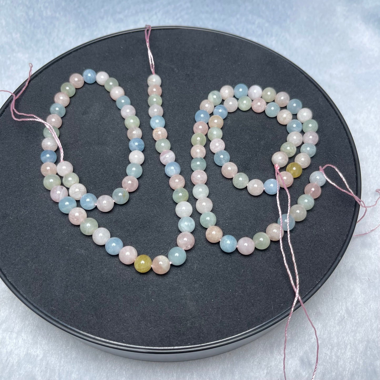 Different Materials Crystal Beads, Set of 1