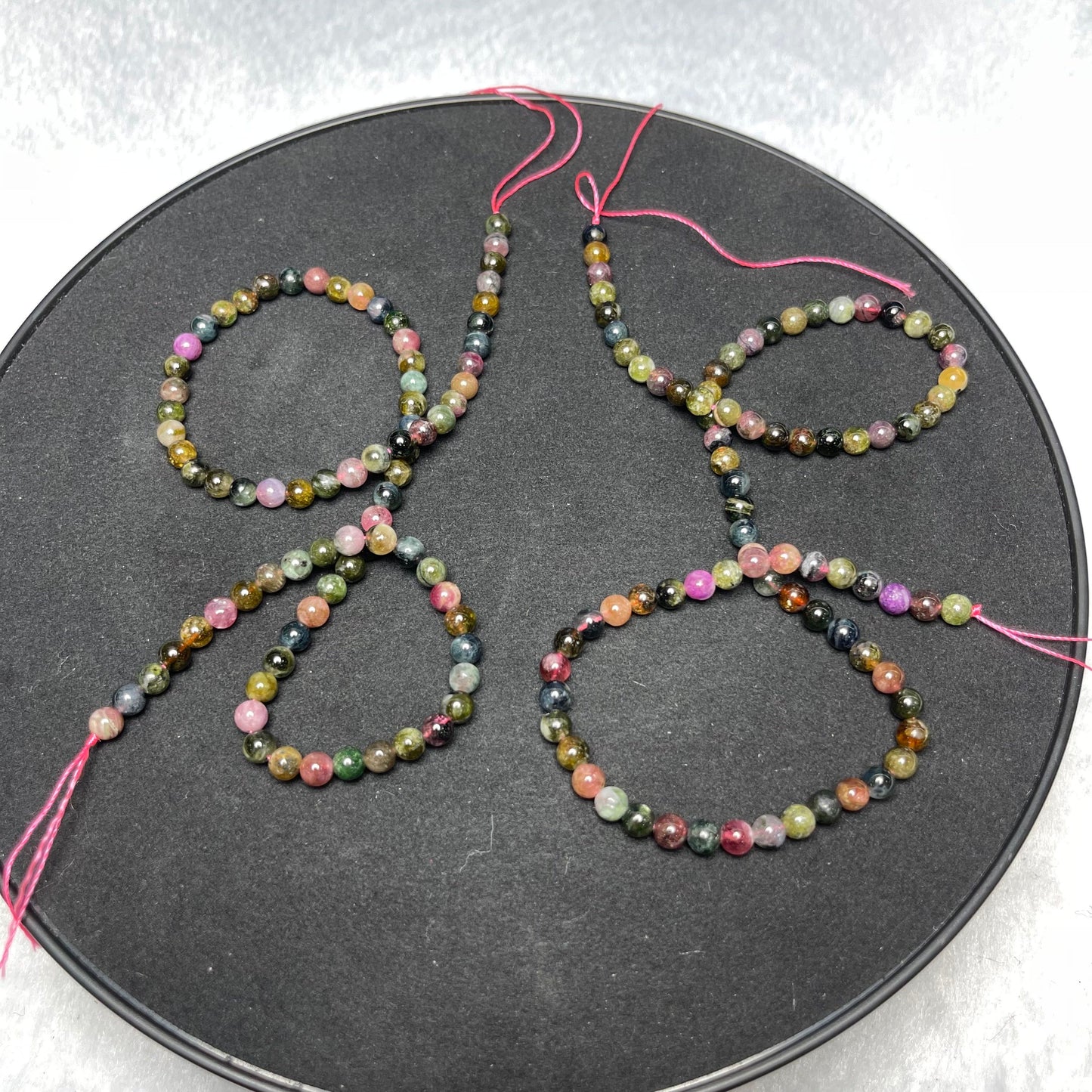 Different Materials Crystal Beads, Set of 1