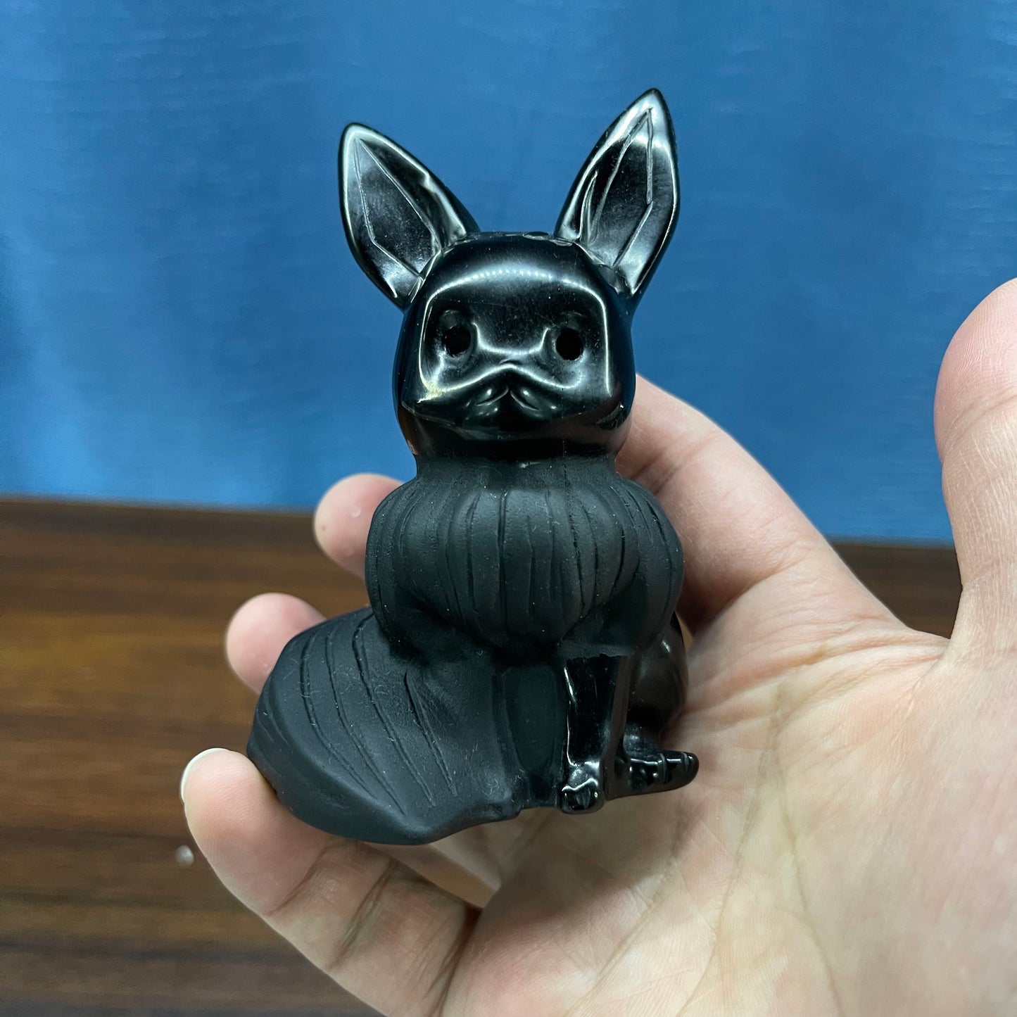 Obsidian Pokemon crystal carving,9cm,set of one