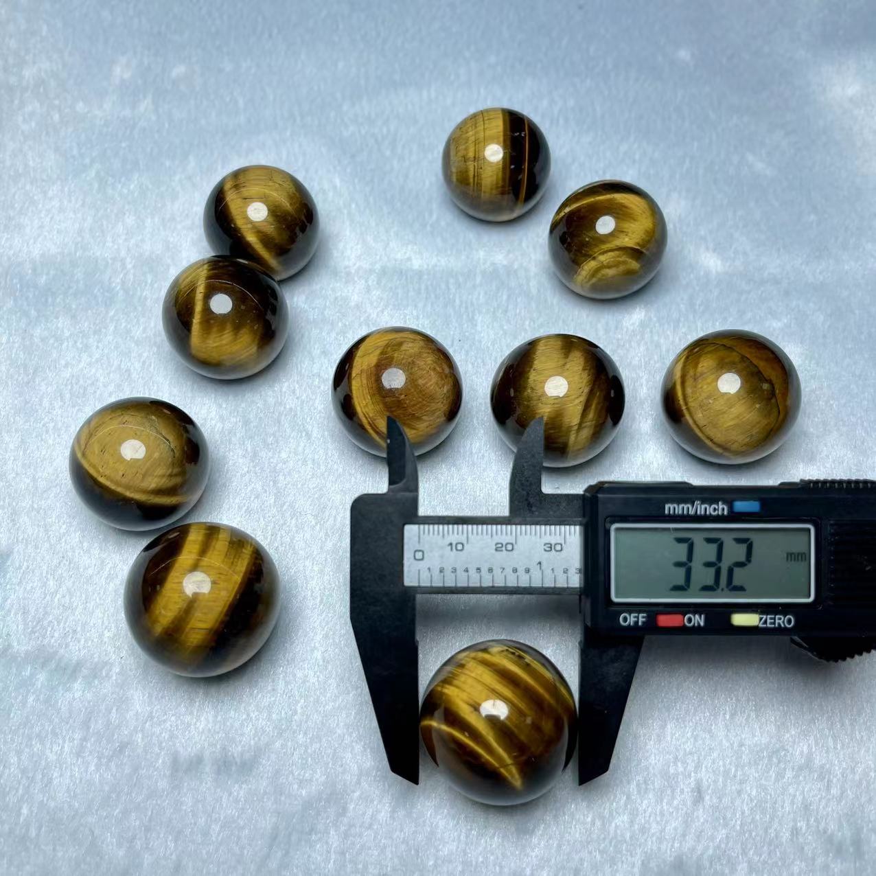Yellow Tiger Eye Stone sphere Natural Ball Crystal Rock