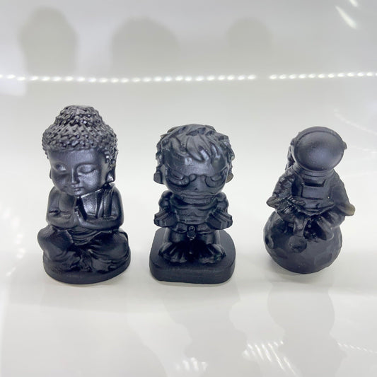 Obsidian Buddha, Hulk,Astronaut,set of 3