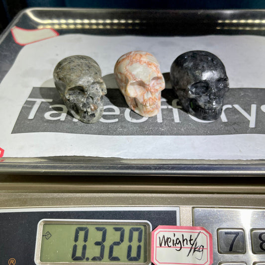 Yooperlite,Red Network,Firework Skull,set of 3