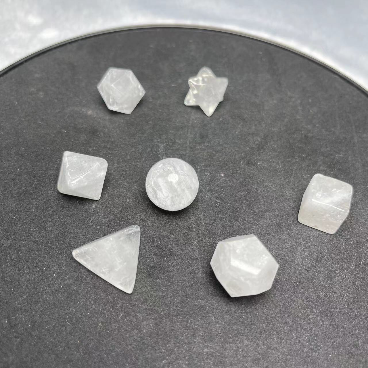 Chakra Puzzle Natural Crystal，Set of 1